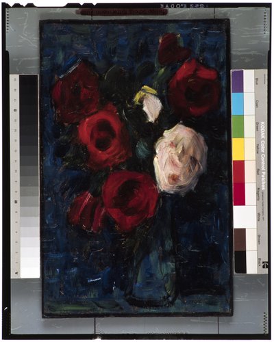 Large Still-life: Roses II by Alexej von Jawlensky